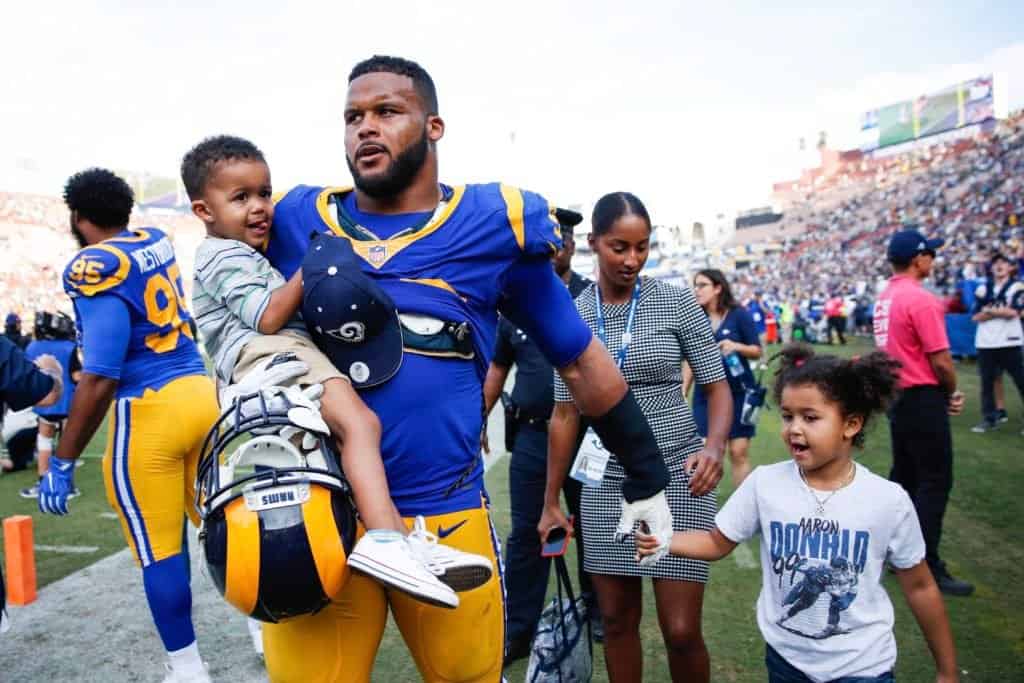 Aaron Donald wife and kids
