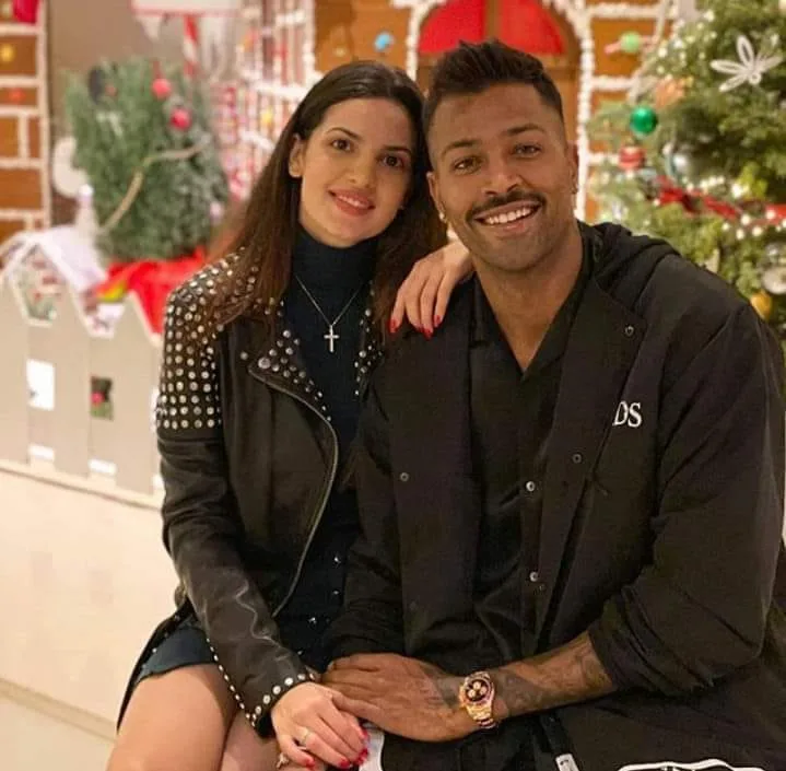 Hardik Pandya & His wife Natasha Stankovic
