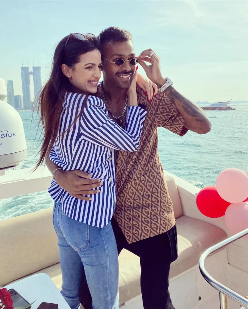 Hardik pandya With wife