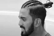 kl rahul hairstyle
