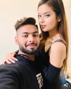 Rishabh Pant with Isha Negi