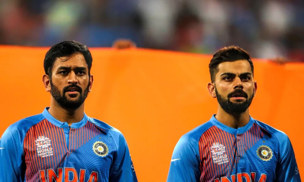 Virat with MS Dhoni