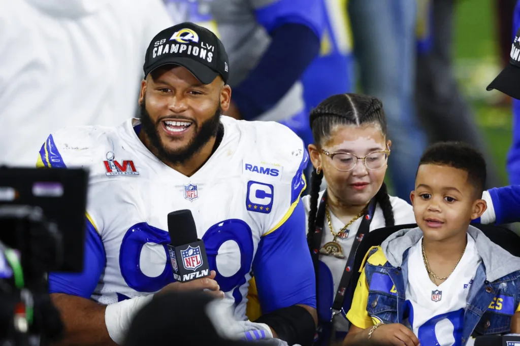 Aaron donald kids 
