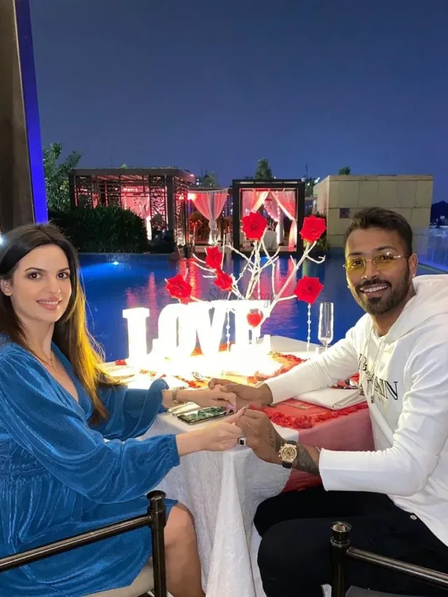 Hardik Pandya and His Wife