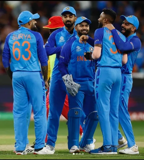 Hardik pandya with Indian team