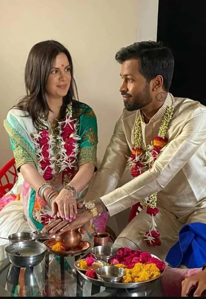 Hardik Pandya & His wife Natasha Stankovic
