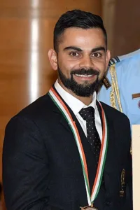 The President, Shri Ram Nath Kovind presenting the Rajiv Gandhi Khel Ratna Award, 2018 to Shri Virat Kohli for Cricket, in a glittering ceremony, at Rashtrapati Bhavan, in New Delhi on September 25, 2018.